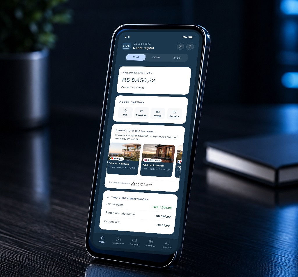 CVL Capital digital account app