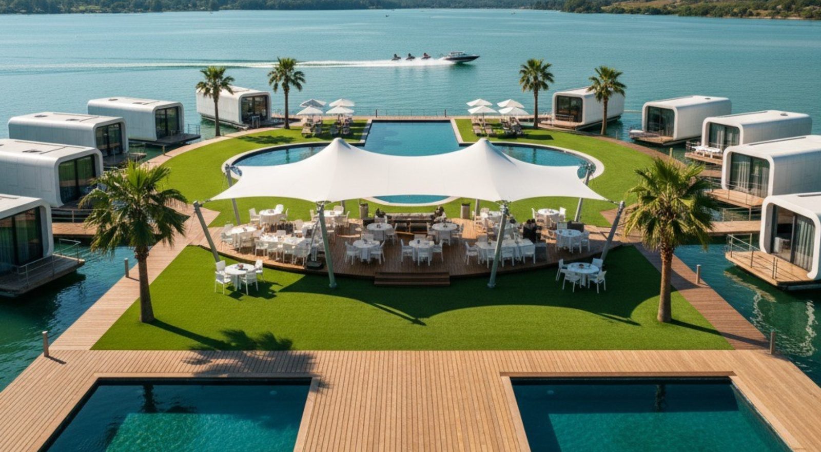 Easy Global Capsule &mdash; floating pods resort