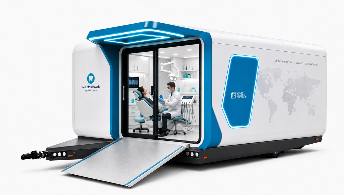 Dentistry capsule in use